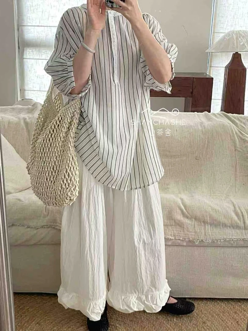 叨叨推荐款 SCS#6969#条纹衬衣  FL