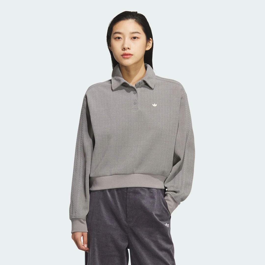 adidas/阿迪达斯CHENILLE POLO 针织运动POLO衫-KS5981
