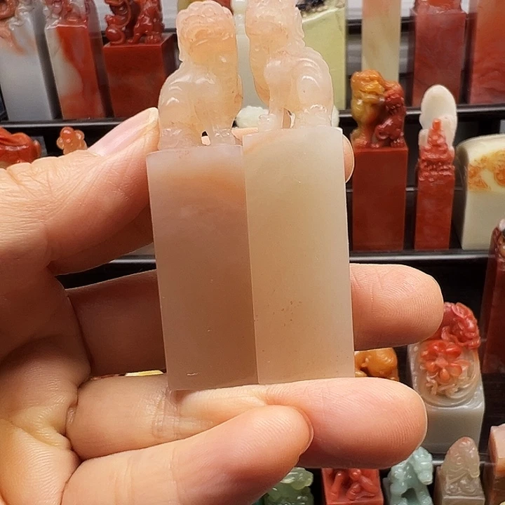 寿山石印石寿山石手工雕刻