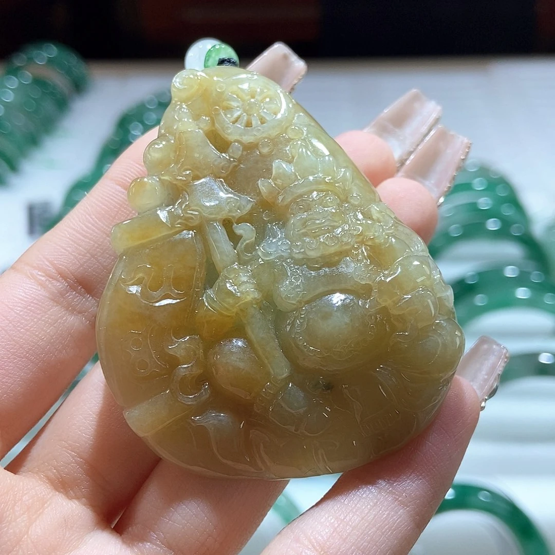翡翠颈饰未镶嵌天然