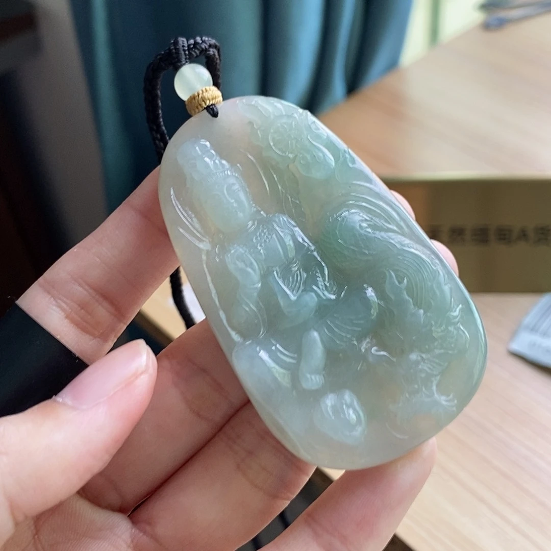 【闪购商品】颈饰未镶嵌翡翠天然缅甸A货翡翠