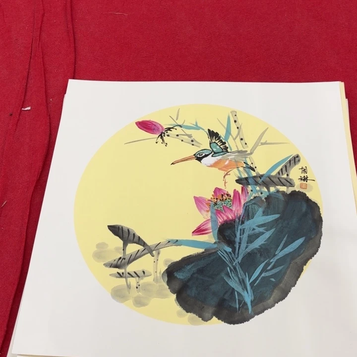 国画花鸟的翅膀和翅膀是一样