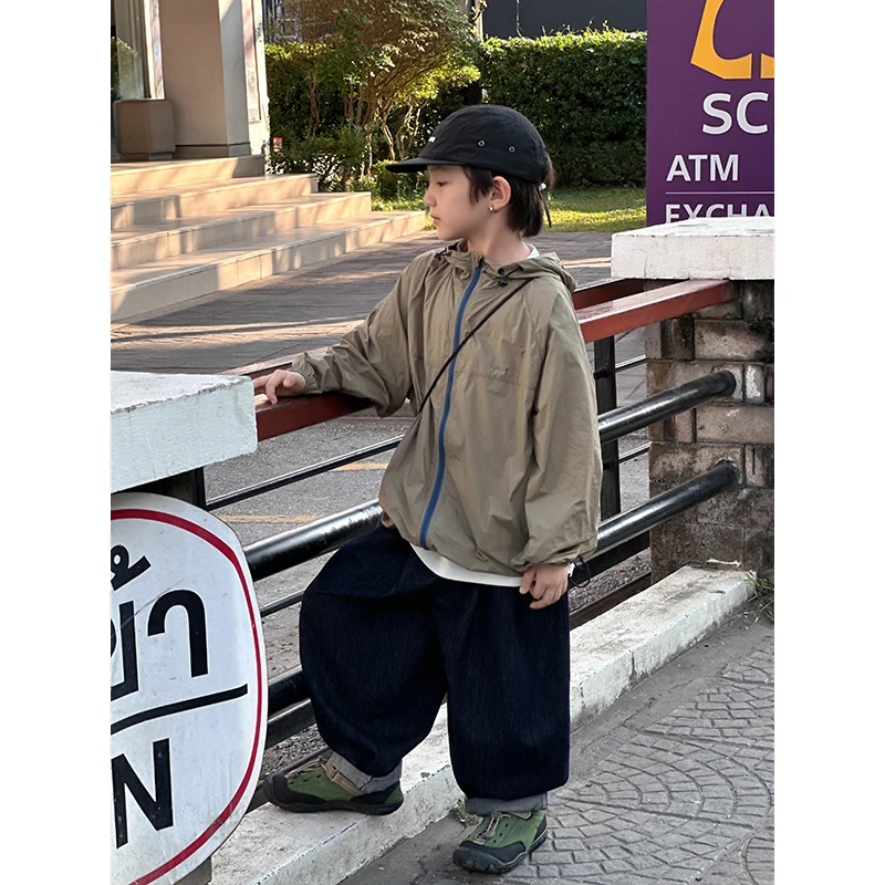 【现货】略略童装儿童夏款户外纯色轻薄防晒服251WT3006