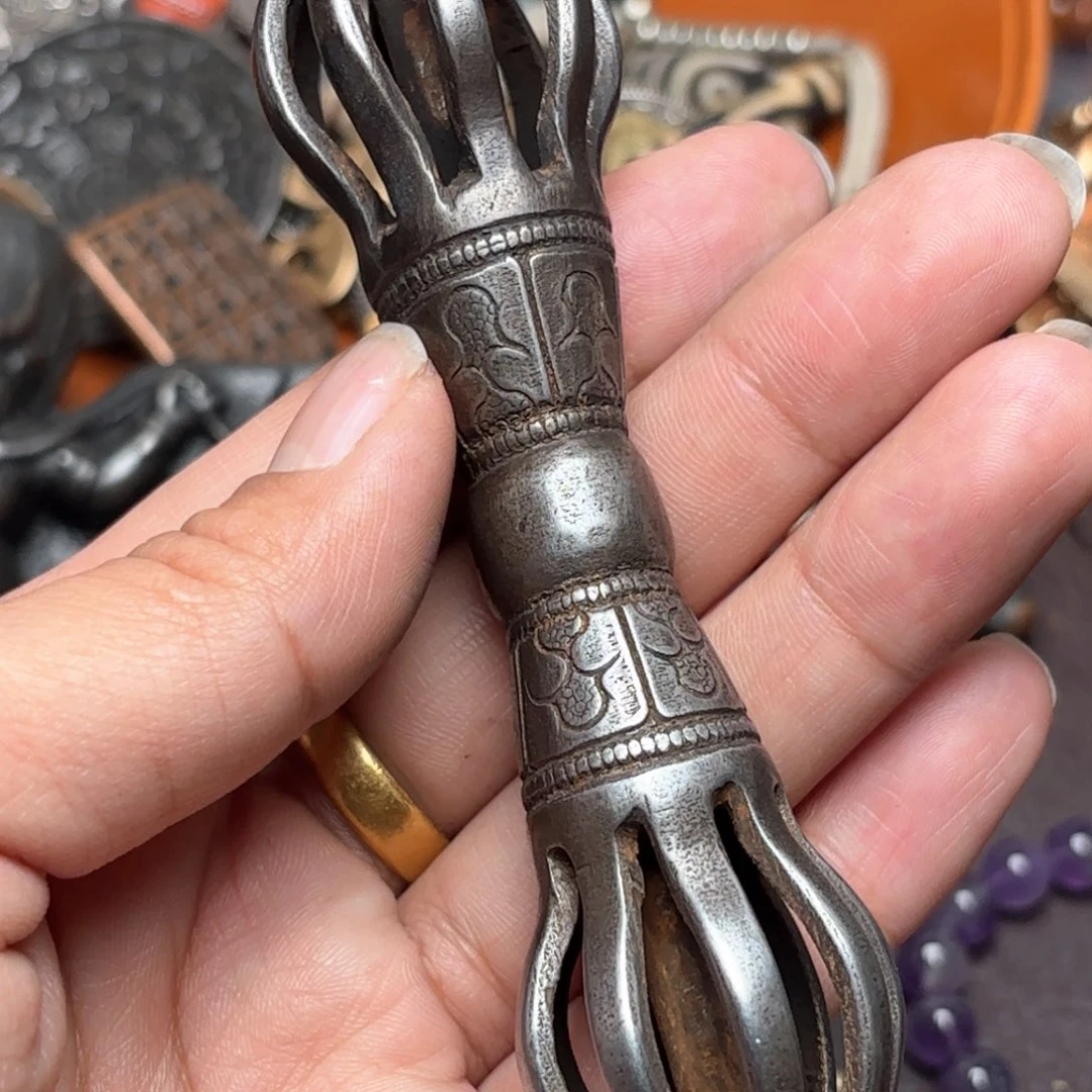 铜星月菩提吊坠项链