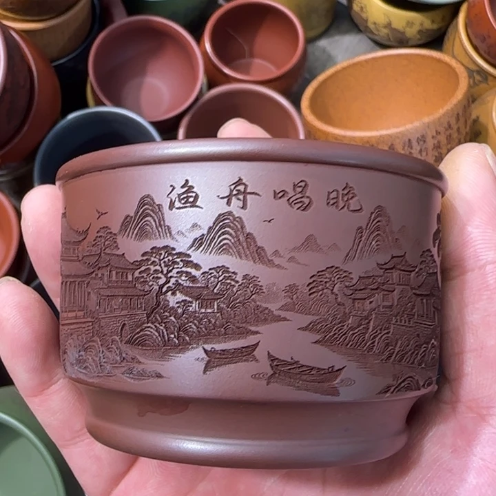 茶杯紫砂全手工制作工艺
