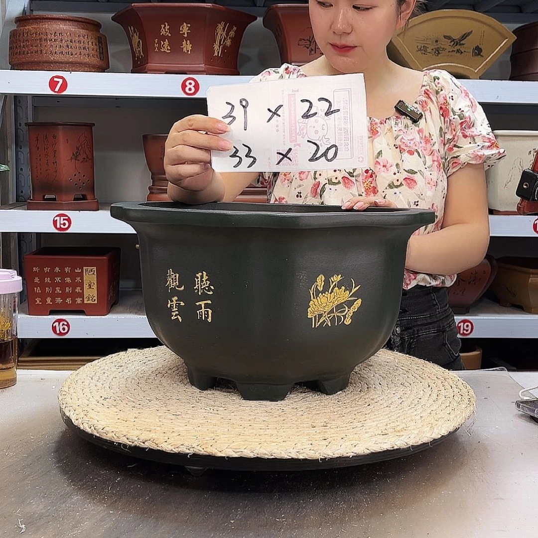 紫砂花盆紫砂花盆