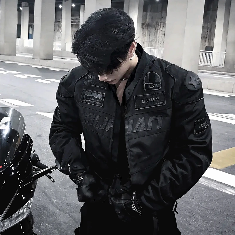 duhan/杜汉男女通用摩托车骑行服防风保暖防摔四季款机车骑行服