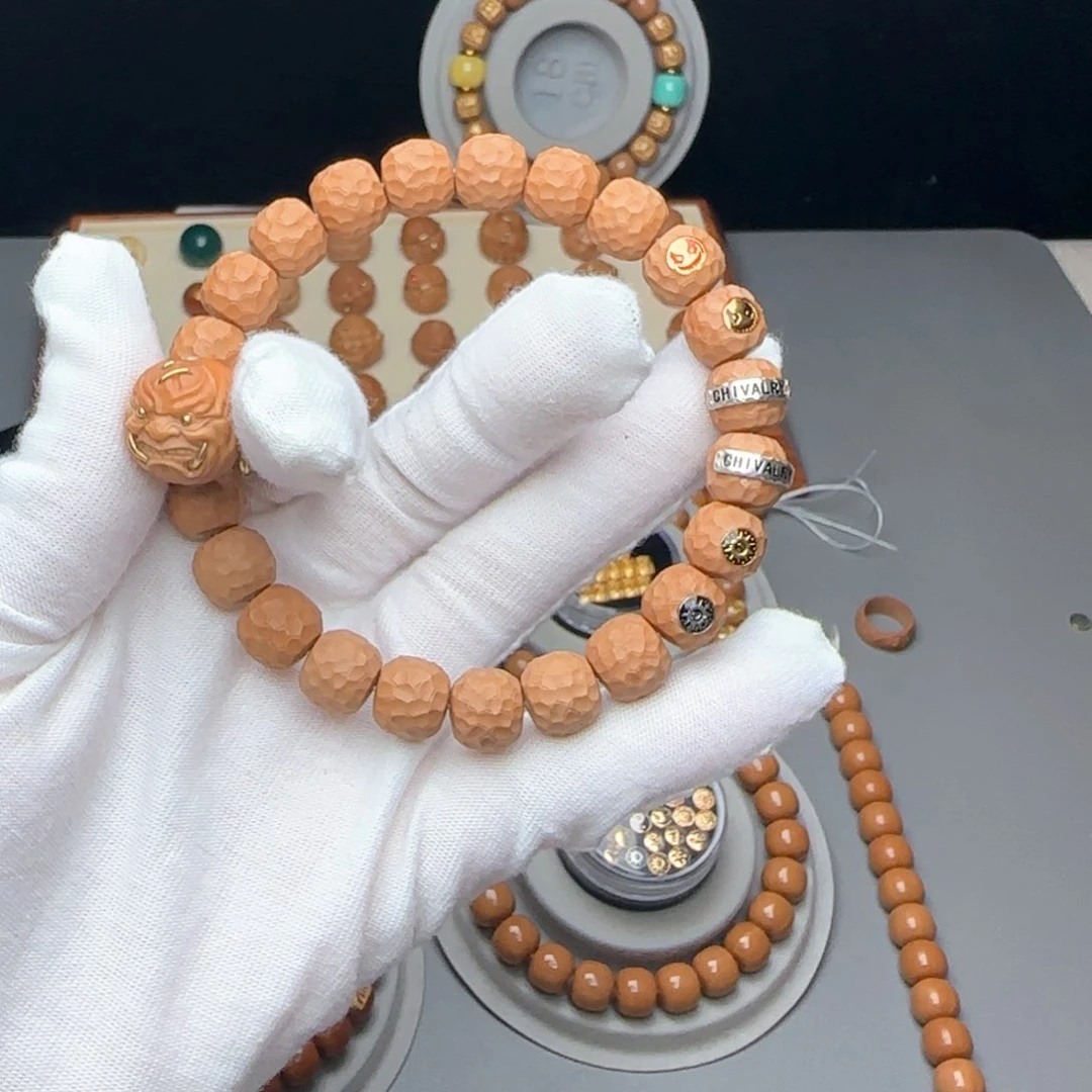 猴头核桃手串禅*全品老型猴头手串私人订制蛟龙雕刻