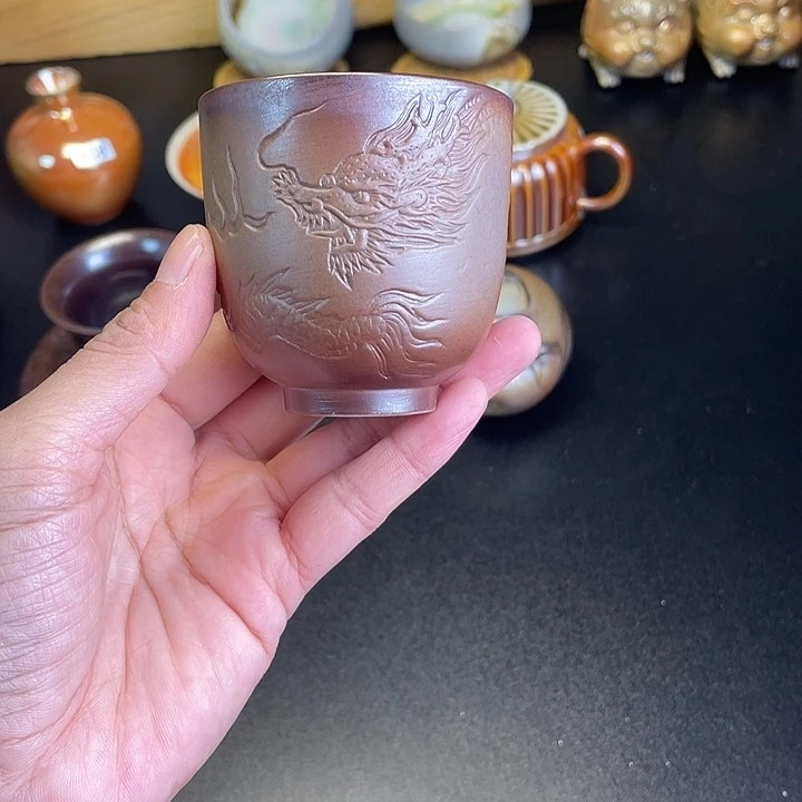 燃薪柴烧茶器主人杯