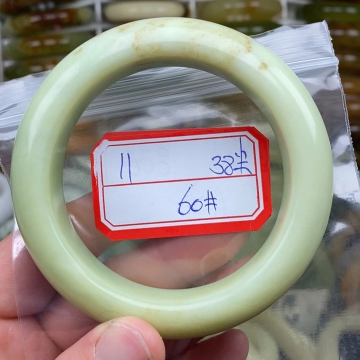 未镶嵌蛇纹石玉手绳