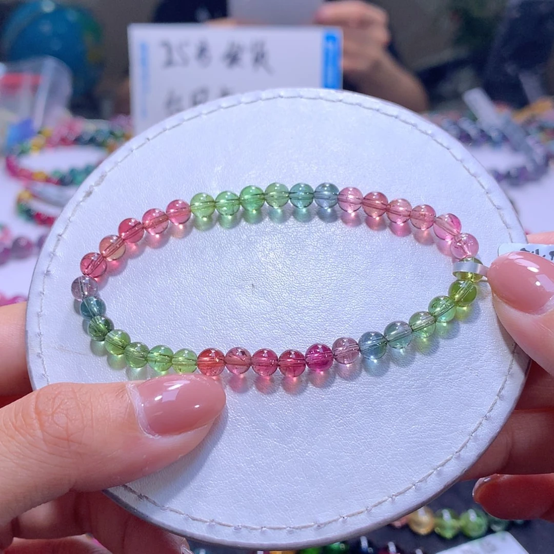 【闪购商品】未镶嵌手串碧玺5.4m净体