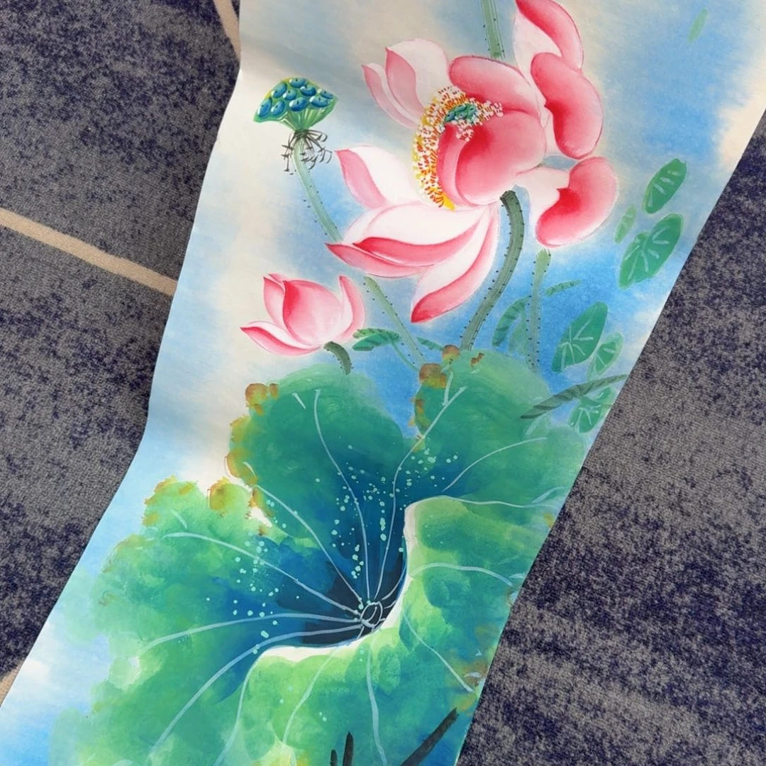 国画国画作品山水花鸟
