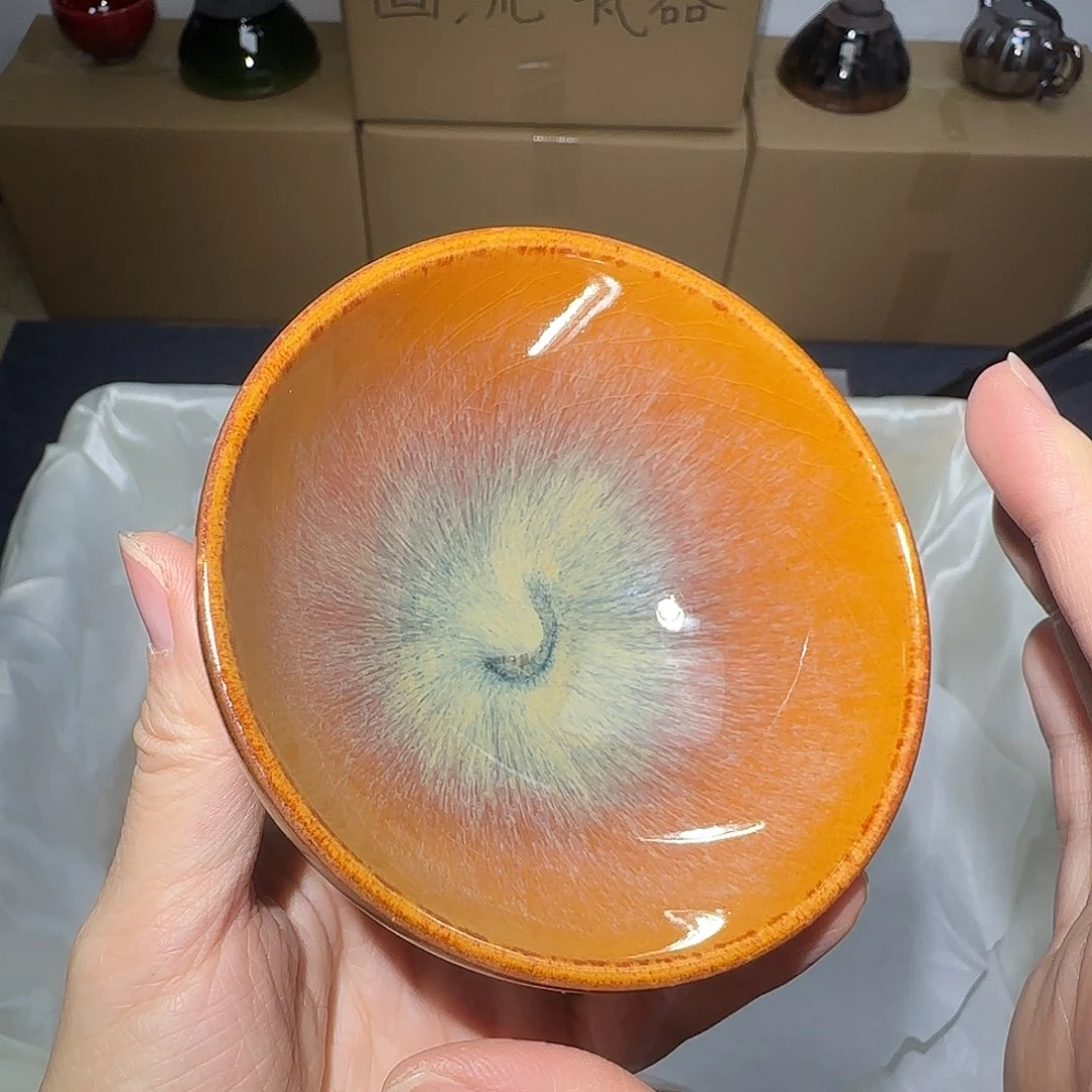 茶盏微瑕建盏，介意勿拍