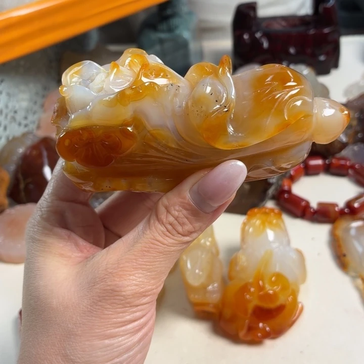 玛瑙/玉髓未镶嵌吊坠(不含链)