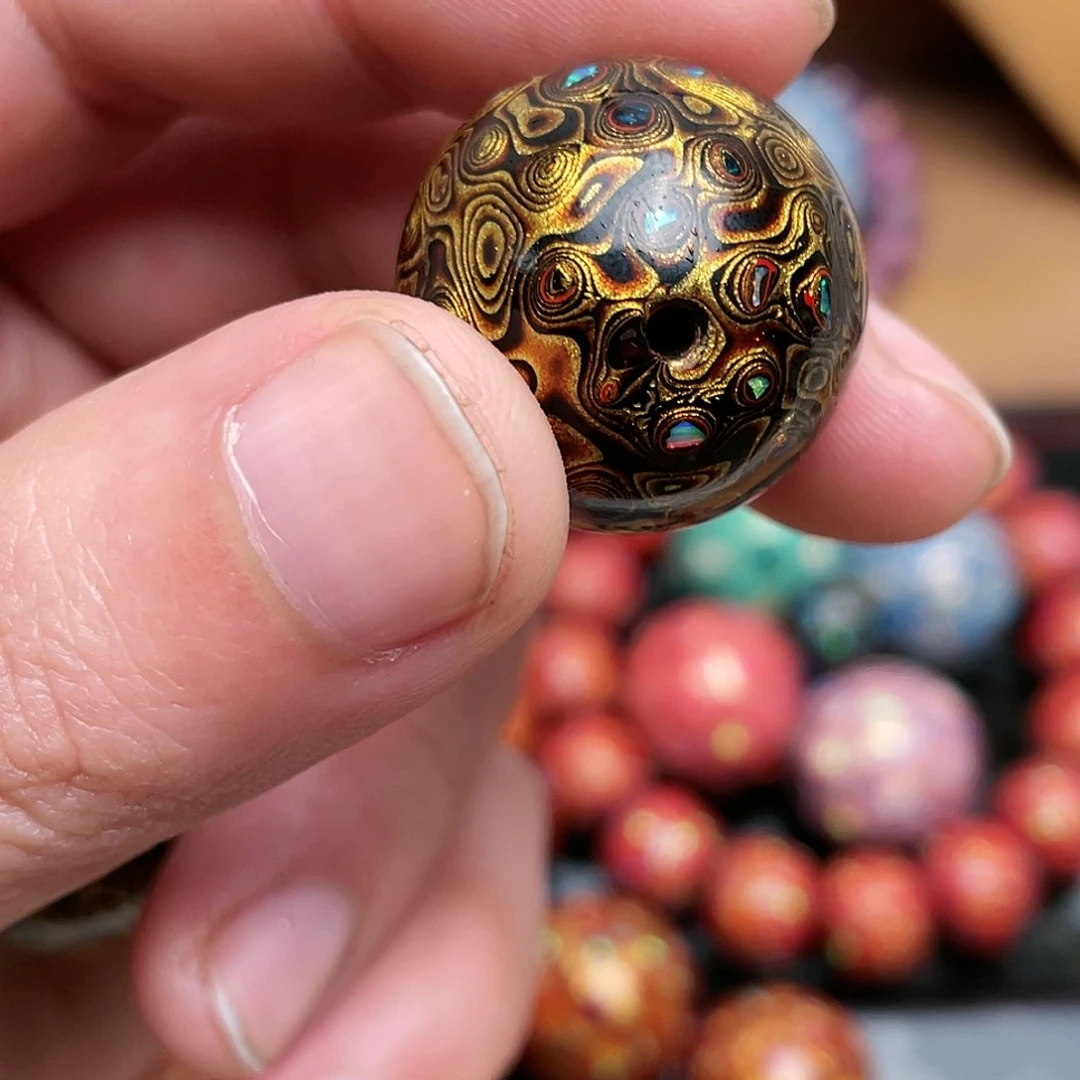 大漆手作工艺珠子22