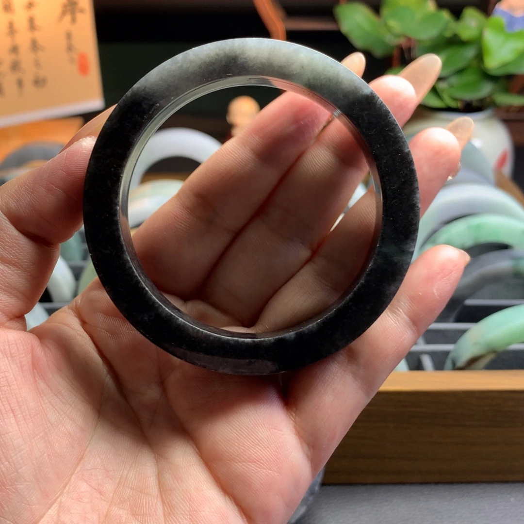 未镶嵌手镯定制翡翠57-59