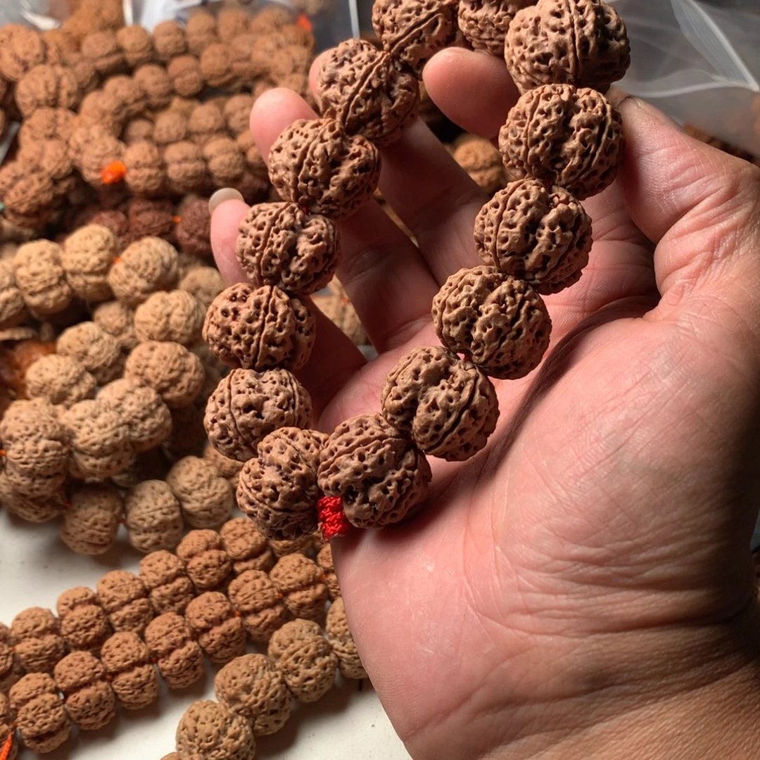 中***材手串金刚菩提24梅花超头