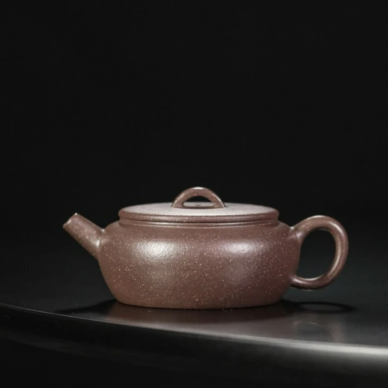 宜兴紫砂壶黄龙山原矿大水潭天青泥大彬诗意壶手制160cc左右