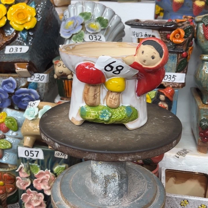 紫砂花盆粗陶材质多肉花盆