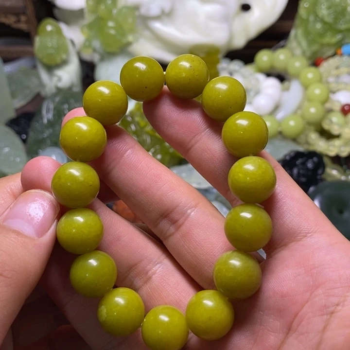 岫玉未镶嵌岫玉手把件