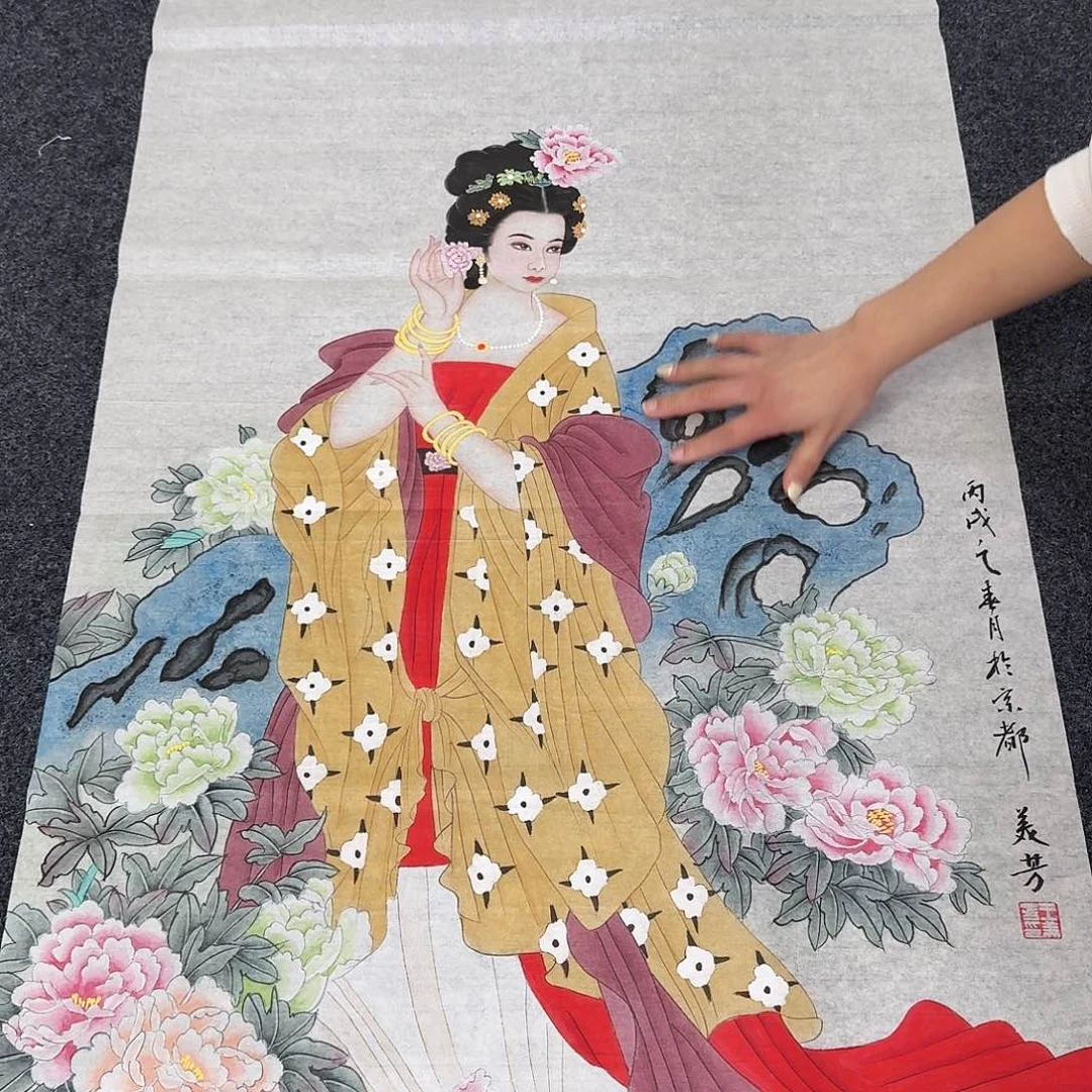 纯手绘国画作品作品