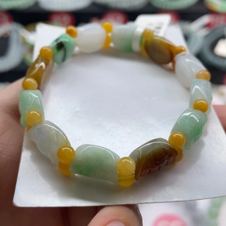 未镶嵌手链翡翠卡10加