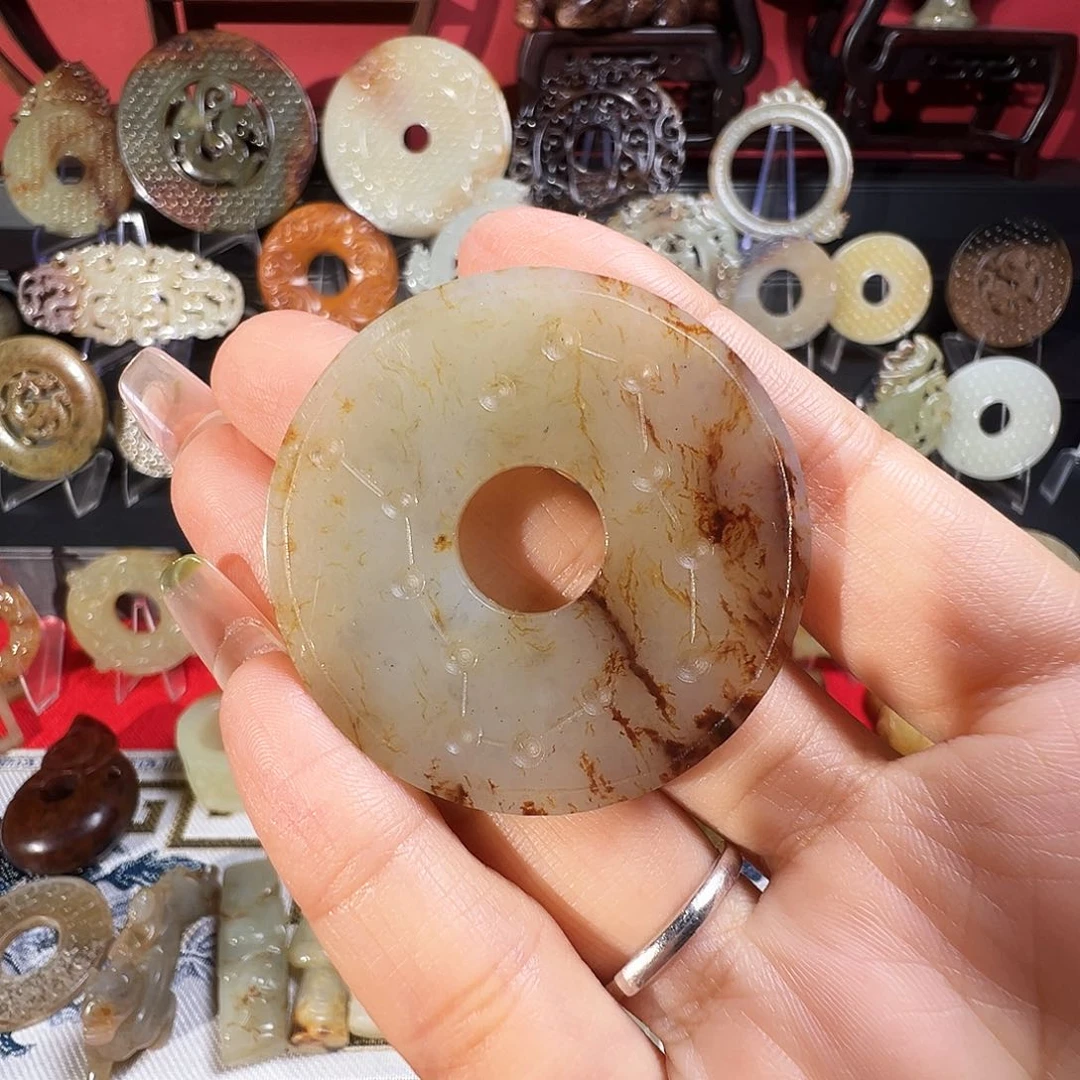 和田玉未镶嵌挂件先****房