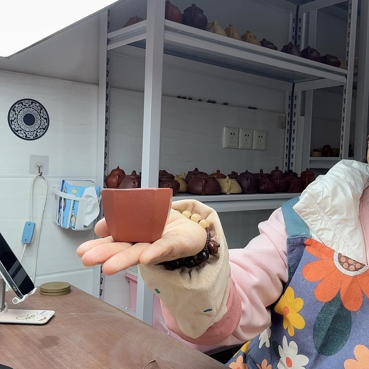 紫砂茶案四方杯四方杯