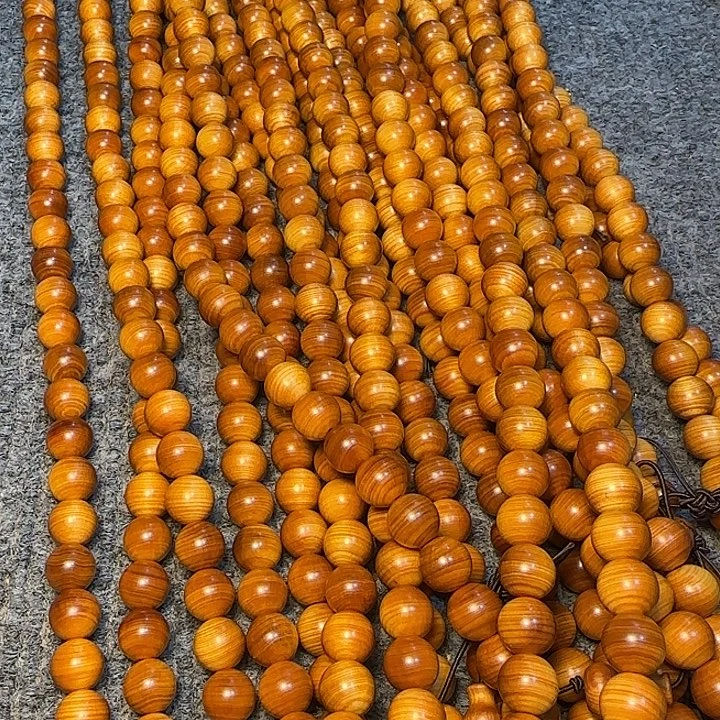 柏木（崖柏）全陈化老料把件串