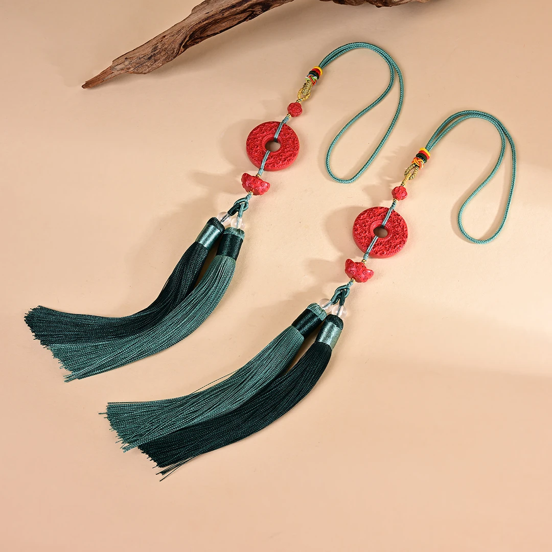 含辰砂工艺品朱砂挂件-多样性发一件-29*6mm-V2540-M（甄选）