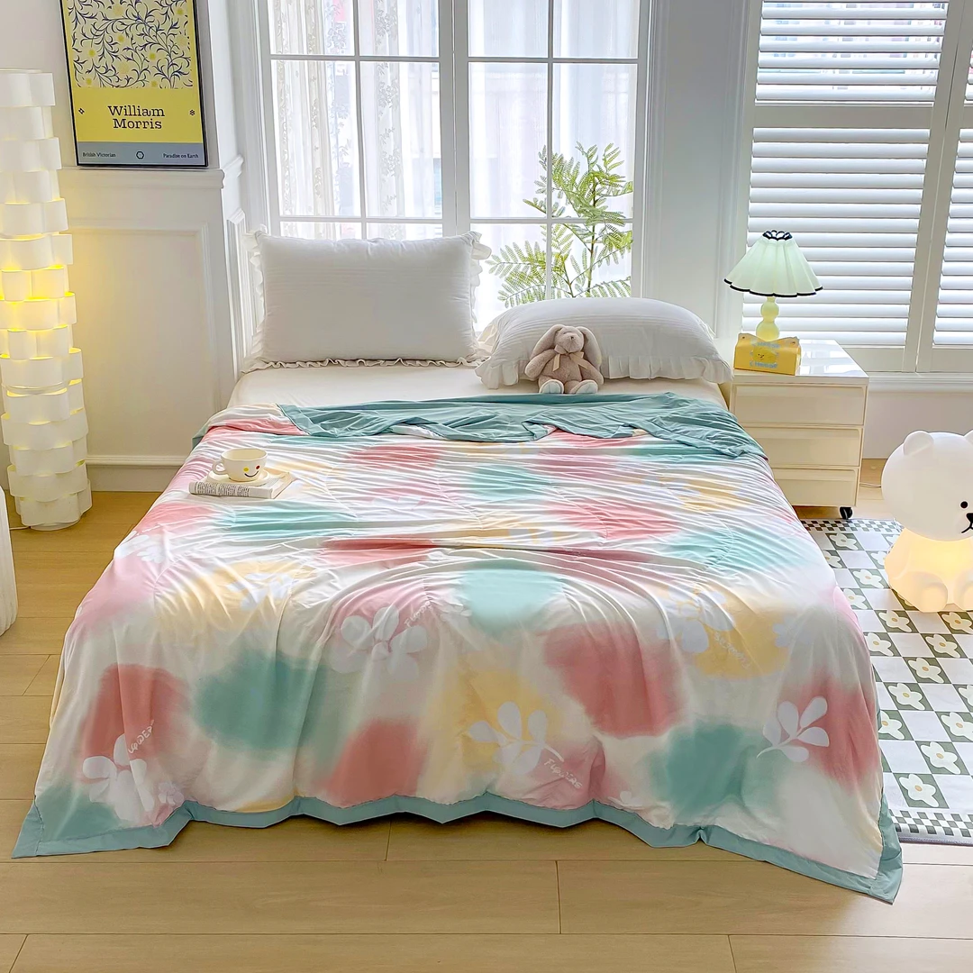 莫代尔便携式凉感双面透气可机洗夏被凉被薄款