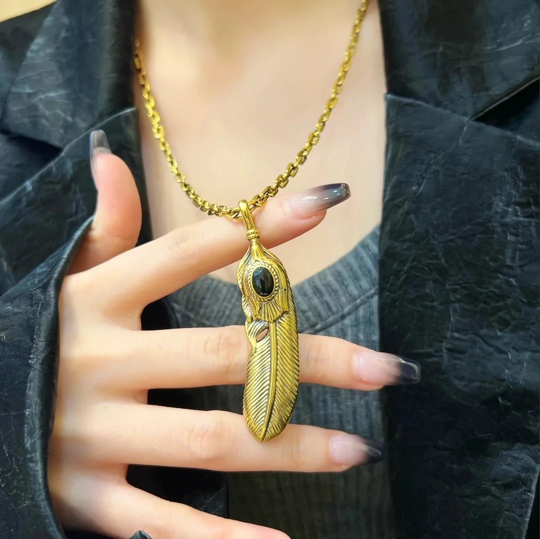 双十一狂欢不打烊#足金9995D电黑酷炫复古情侣吊坠生日礼物送女友