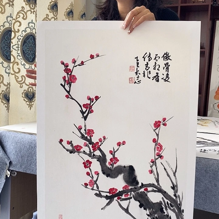 国画纯手绘国画写意作品45*68