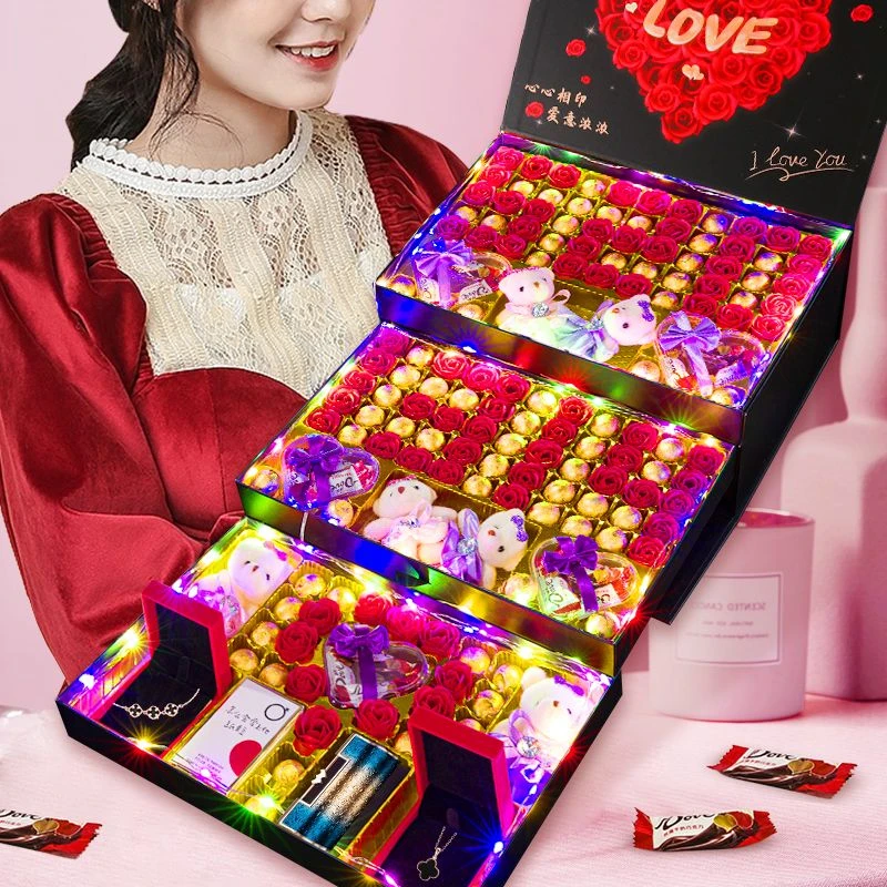 Dove/德芙纪念日礼物生日送女生送老婆多唯呀巧克力高端仪式感