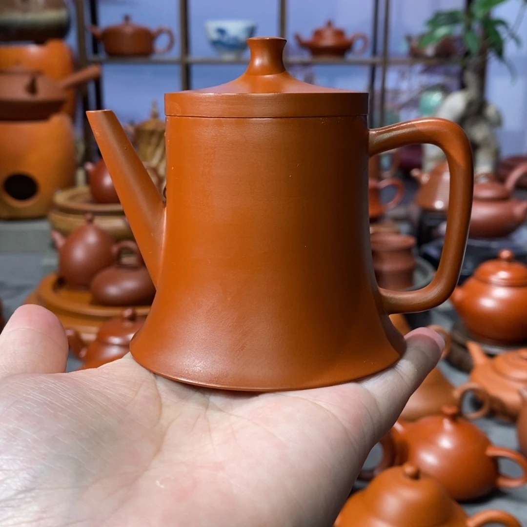 朱泥茶壶吴炫杰朱泥开运壶120c