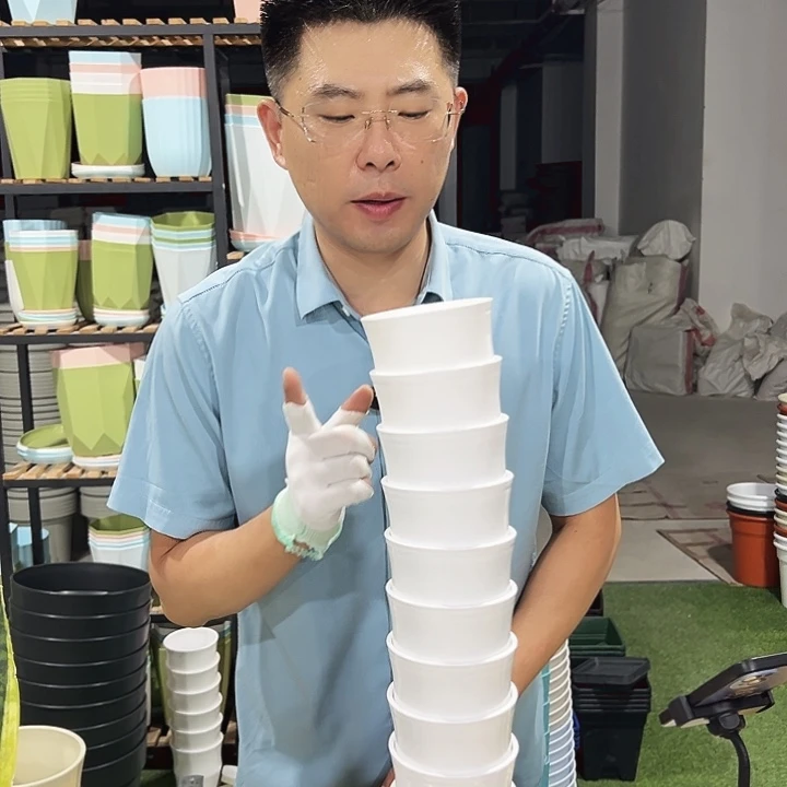 竹节口10高10白色10只带托