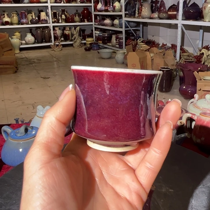 为***来瓷片牛家钧窑牛自恒老师钧瓷随机发