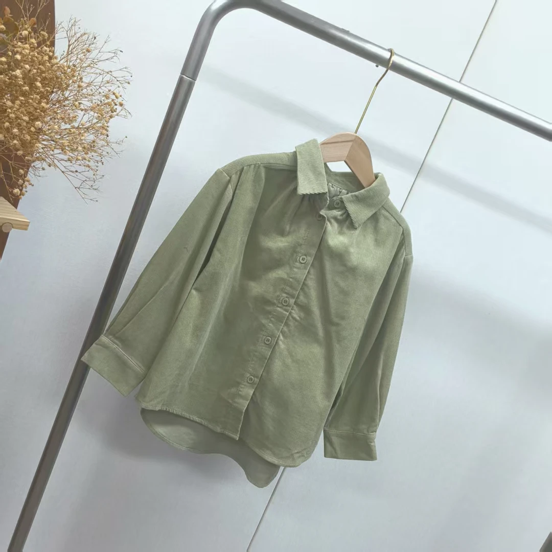 【2107】香草绿衬衫B7-6