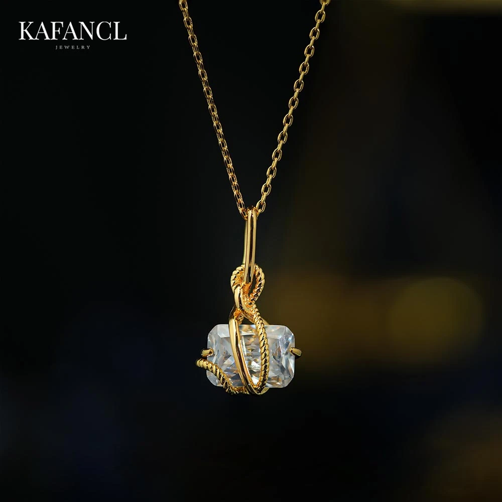 红楼 镀K金 缠绕冰糖轻奢小众设计百搭项链 ZR-B581