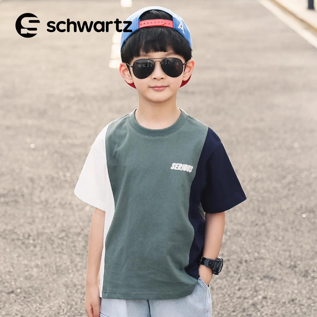 【尹掌柜】Schwartz斯瓦茨2025新款男童T恤-H2TX10521