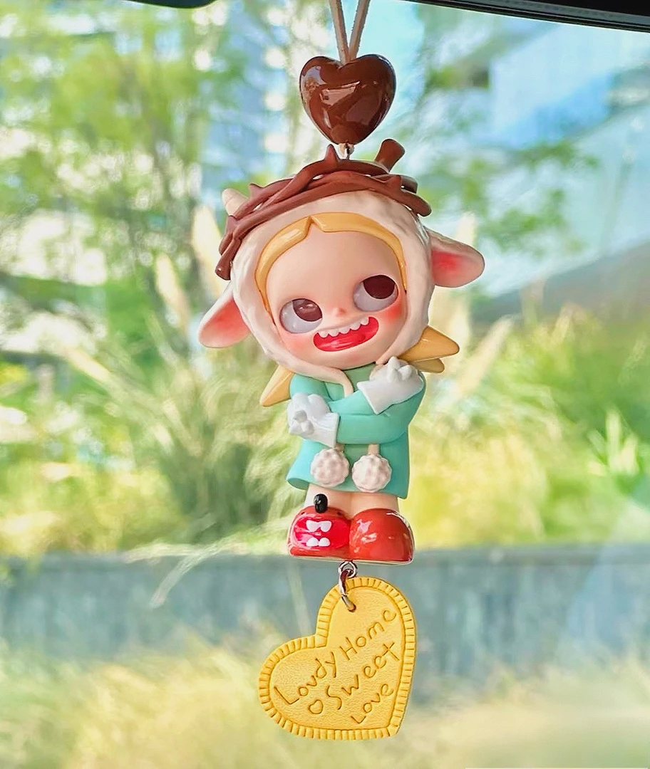 主播代拆车挂可爱车载挂件后视镜吊坠