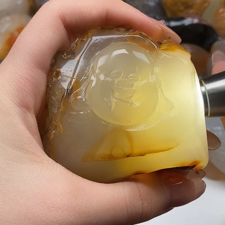 玛瑙/玉髓合金颈饰