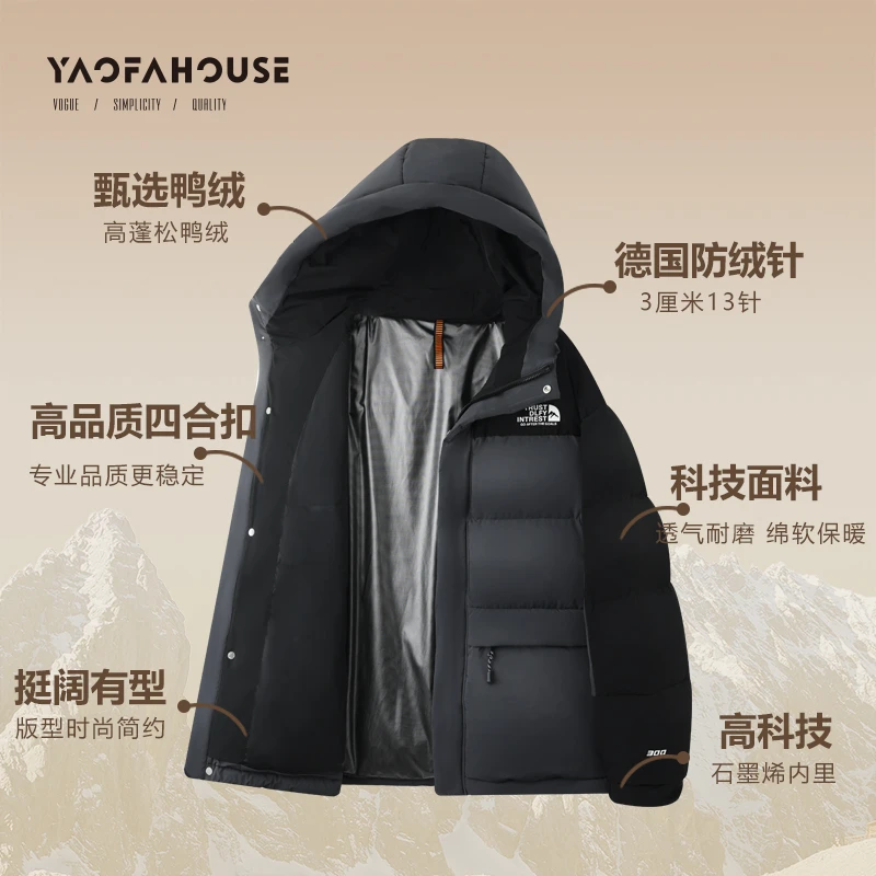 【高定拼接情侣羽绒服】冬季休闲加厚款羽绒服保暖外套1888