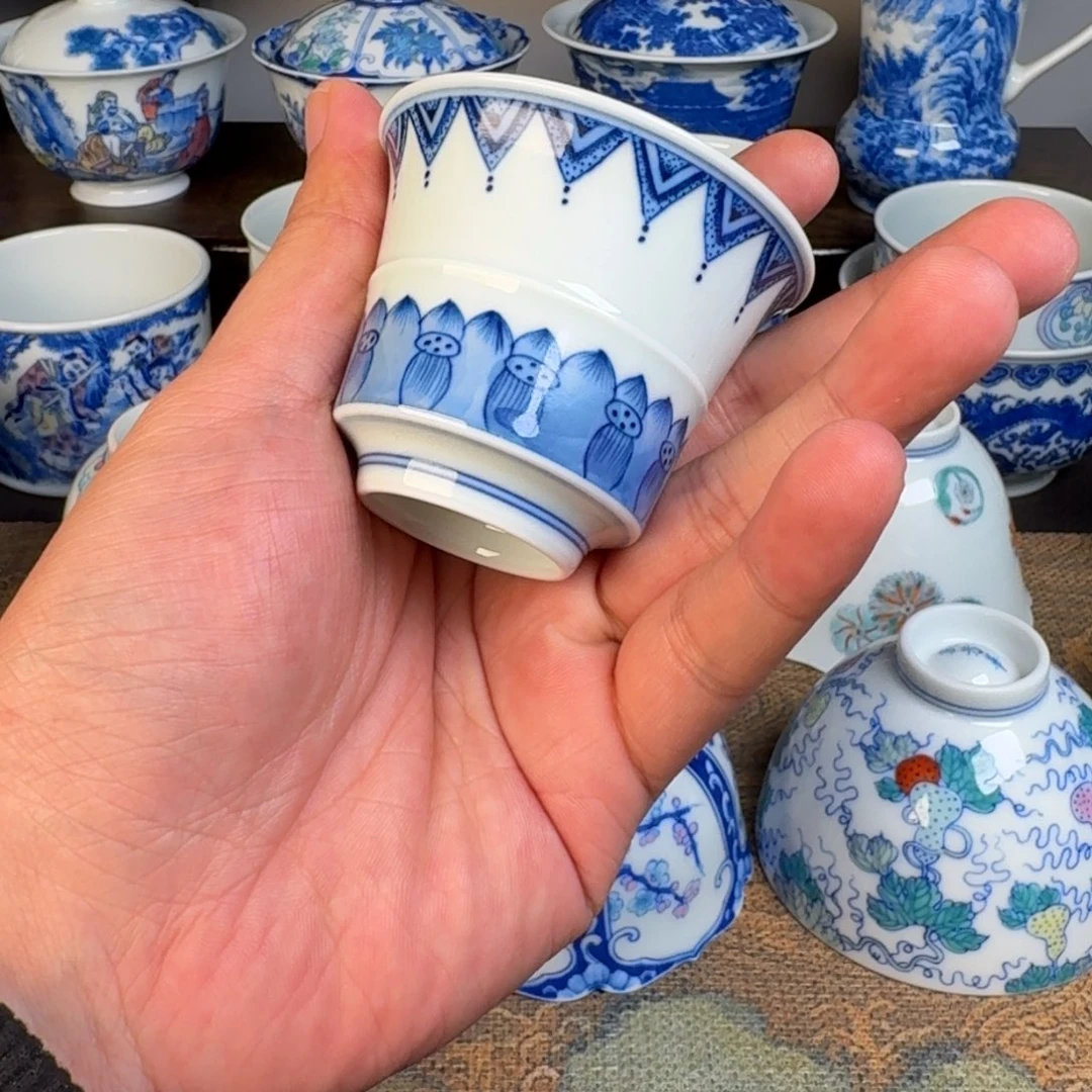现代手工手绘茶器微瑕福利