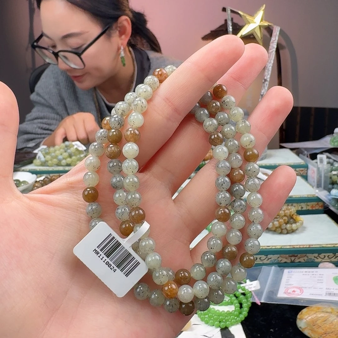 和田玉手串未镶嵌
