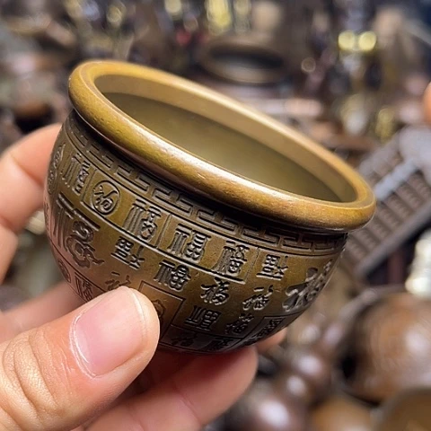 铜制工艺把玩摆件