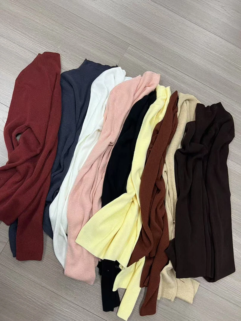 米蓝家名殿好品质高弹无束缚半高领柔软百搭长袖打底衫191