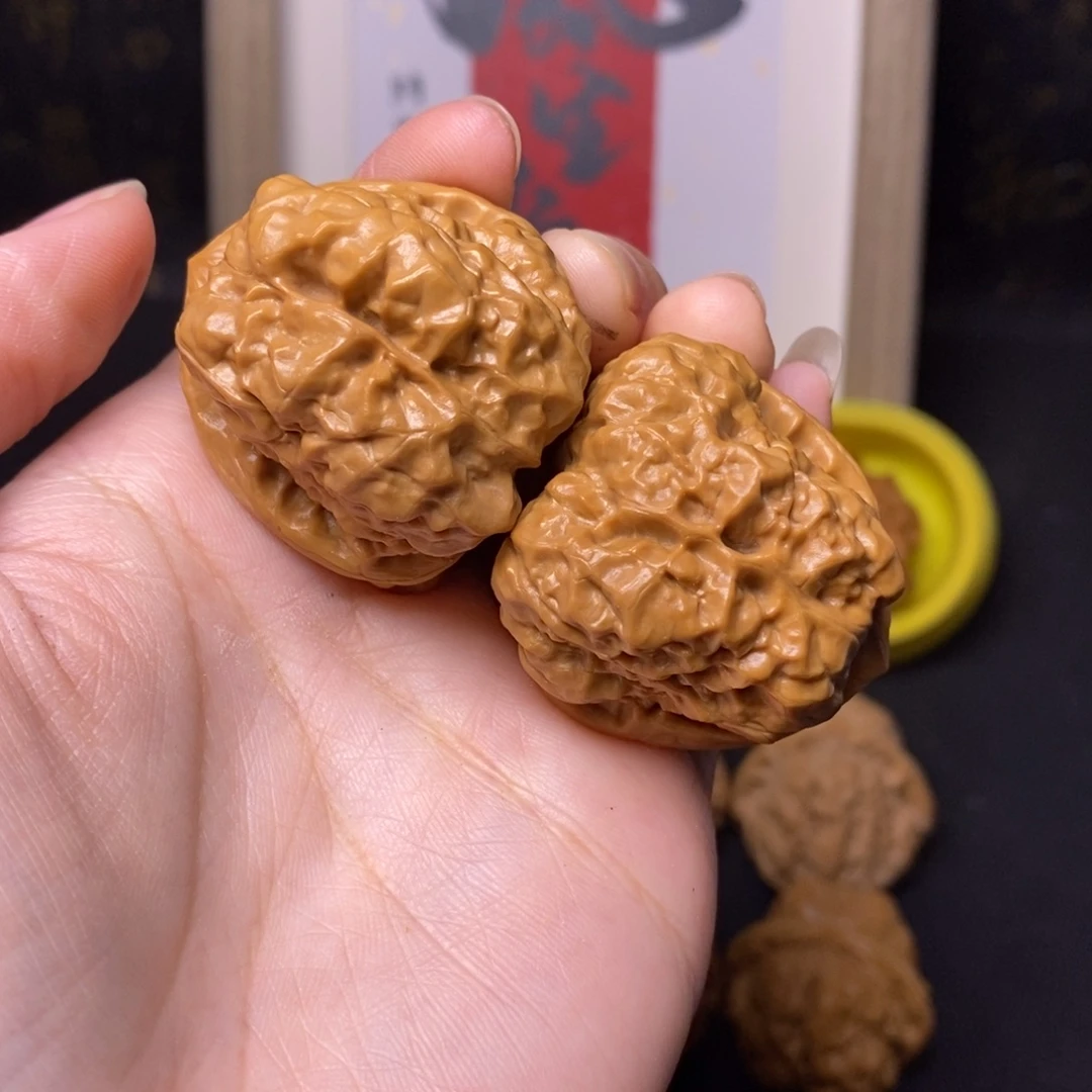 我***字吊坠文玩核桃蛤蟆37