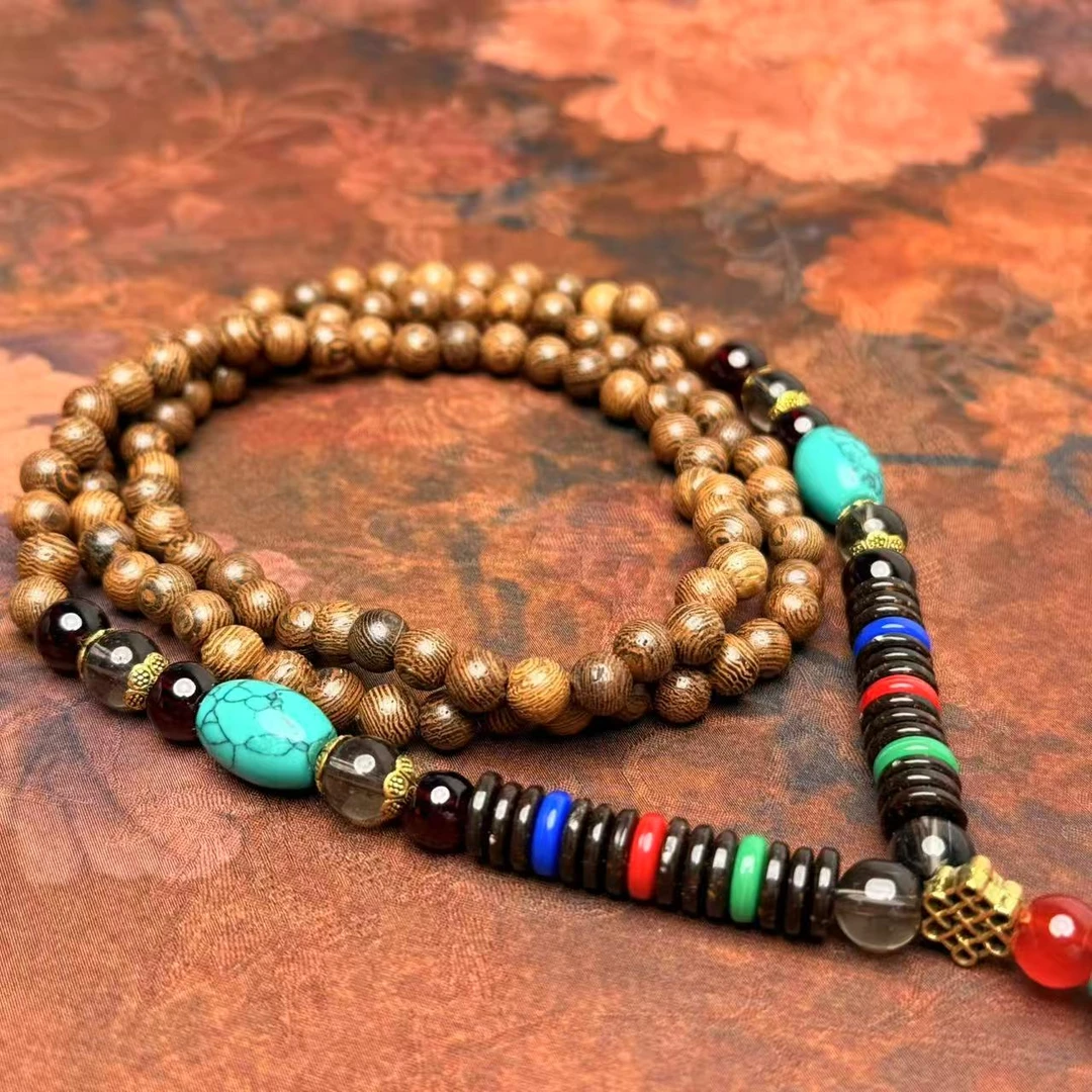 S0490-多圈鸡翅木成品手串