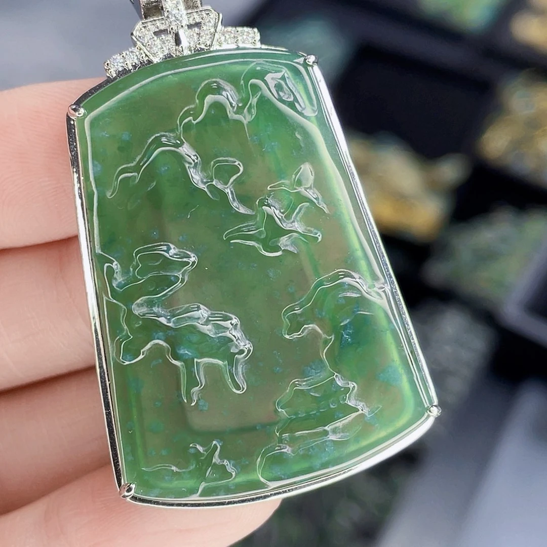 翡翠吊坠(不含链)未镶嵌